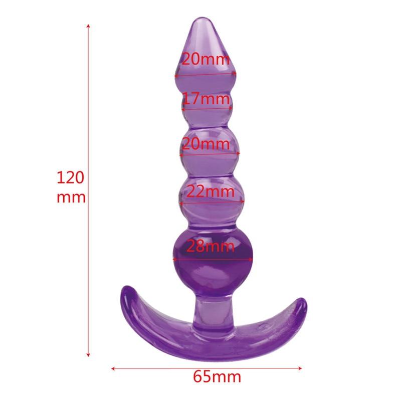 Consolador Anal suave / morado