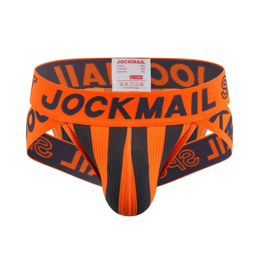 Calzoncillos JOCKMAIL - Negro/Naranjo