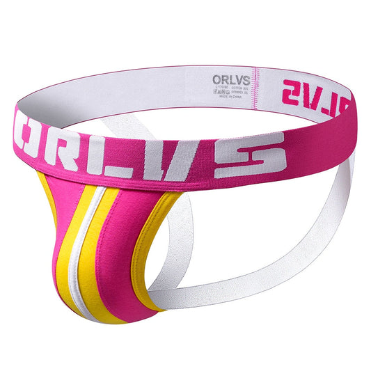 Orlvs Jockstrap Rosado/Amarillo