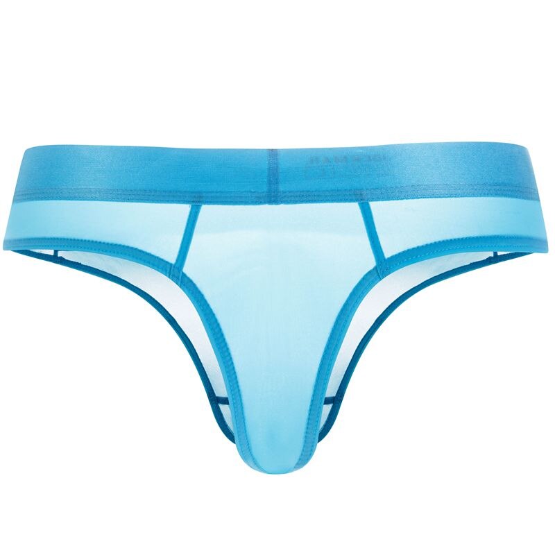 Tanga Transparente Celeste