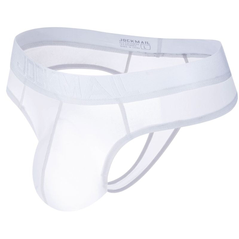 Tanga Transparente Blanco