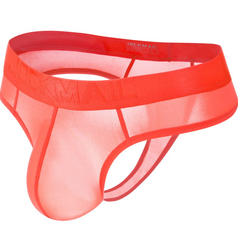 Tanga Transparente Naranjo