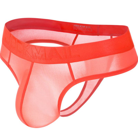 Tanga Transparente Naranjo